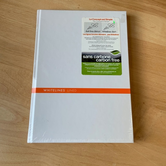 Other - NWT - White lines  Notebook